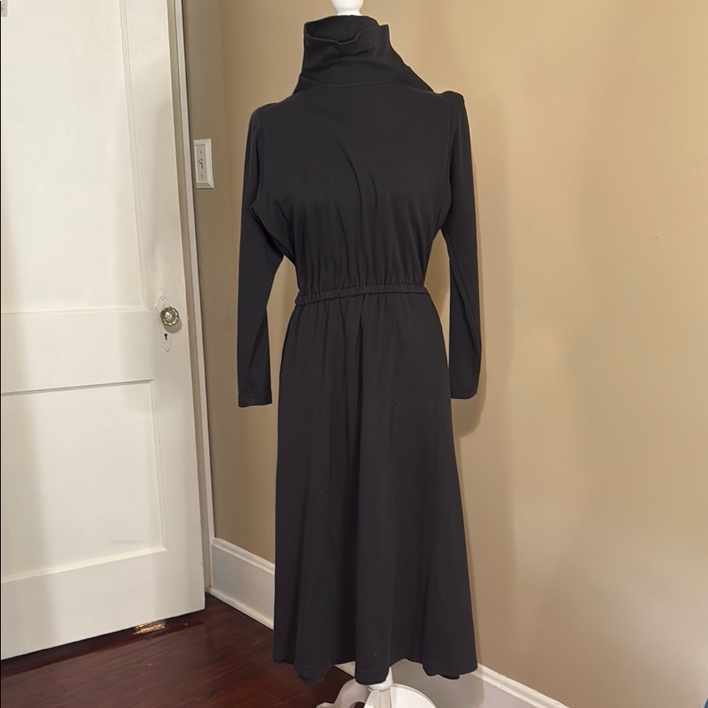 St. John's Bay Black Long Sleeve Dress